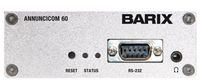 Barix Annuncicom-60:  POE-enabled IP-Audio Encoder/Decoder