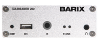 Barix Exstreamer-200:  IP-Audio Decoder with built-in amplifier.